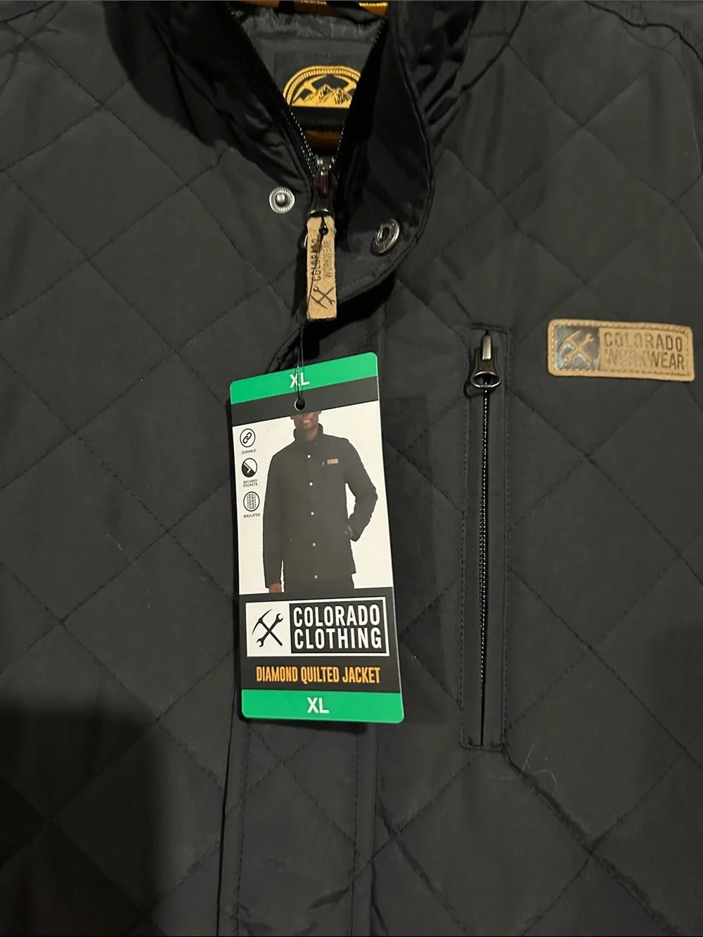 Tranquility by Colorado Clothing Black Quilted Lightweight Jacket